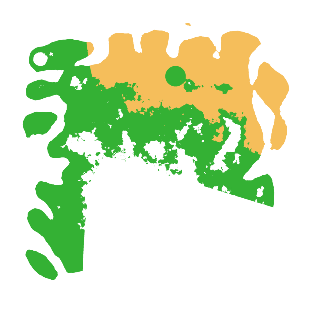 Biome Rust Map: Barren, Size: 4000, Seed: 4242512