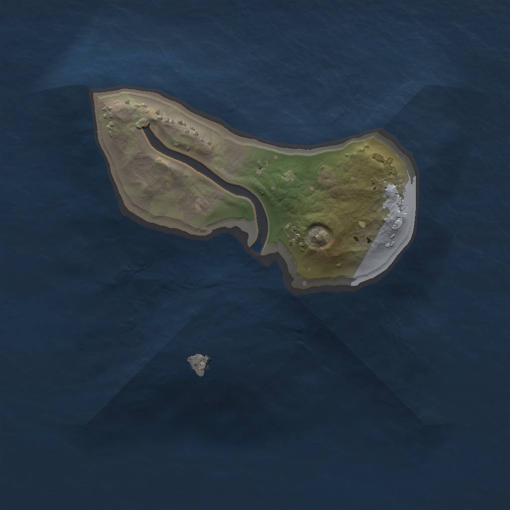 Rust Map: Procedural Map, Size: 1250, Seed: 50500, 3 Monuments