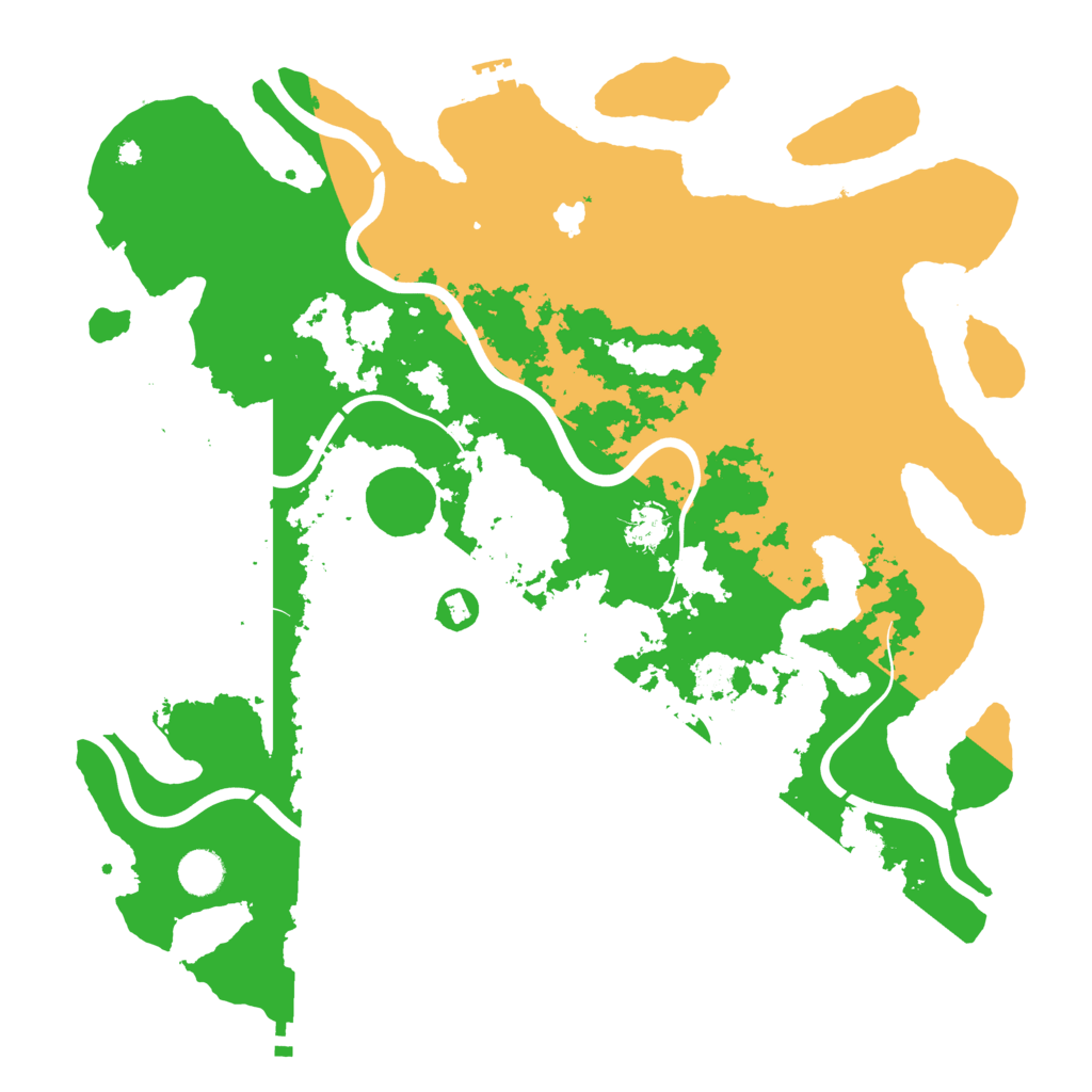 Biome Rust Map: Procedural Map, Size: 4200, Seed: 1401719649