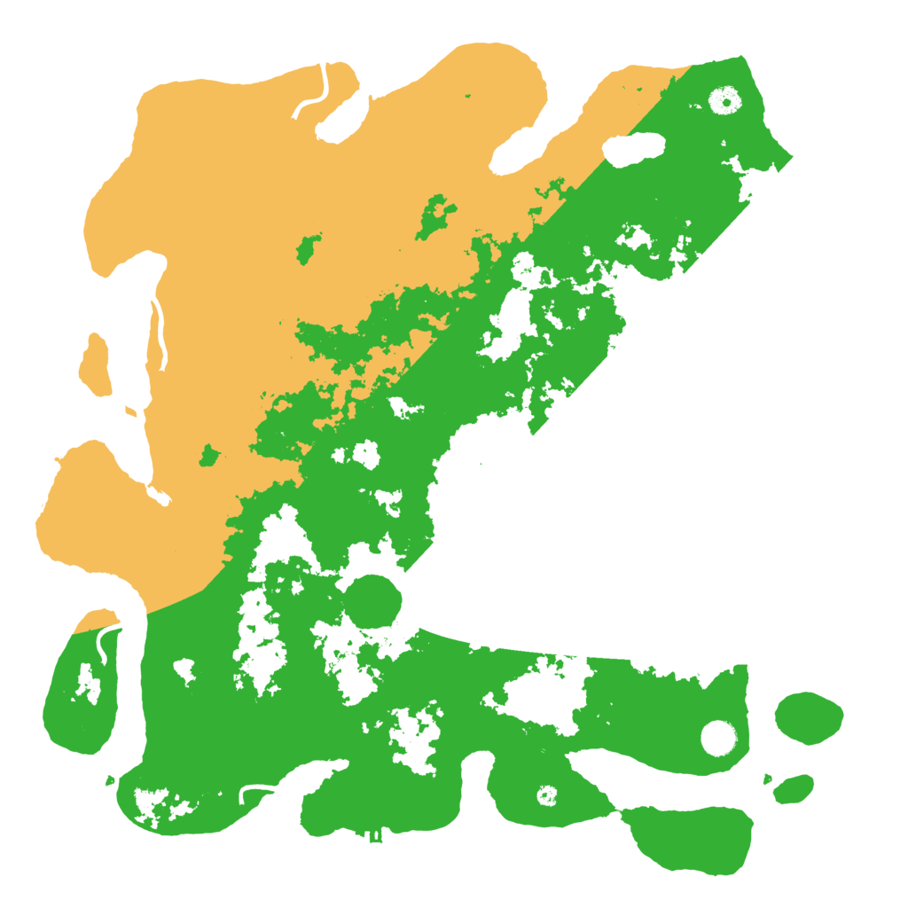 Biome Rust Map: Procedural Map, Size: 4500, Seed: 1067115375
