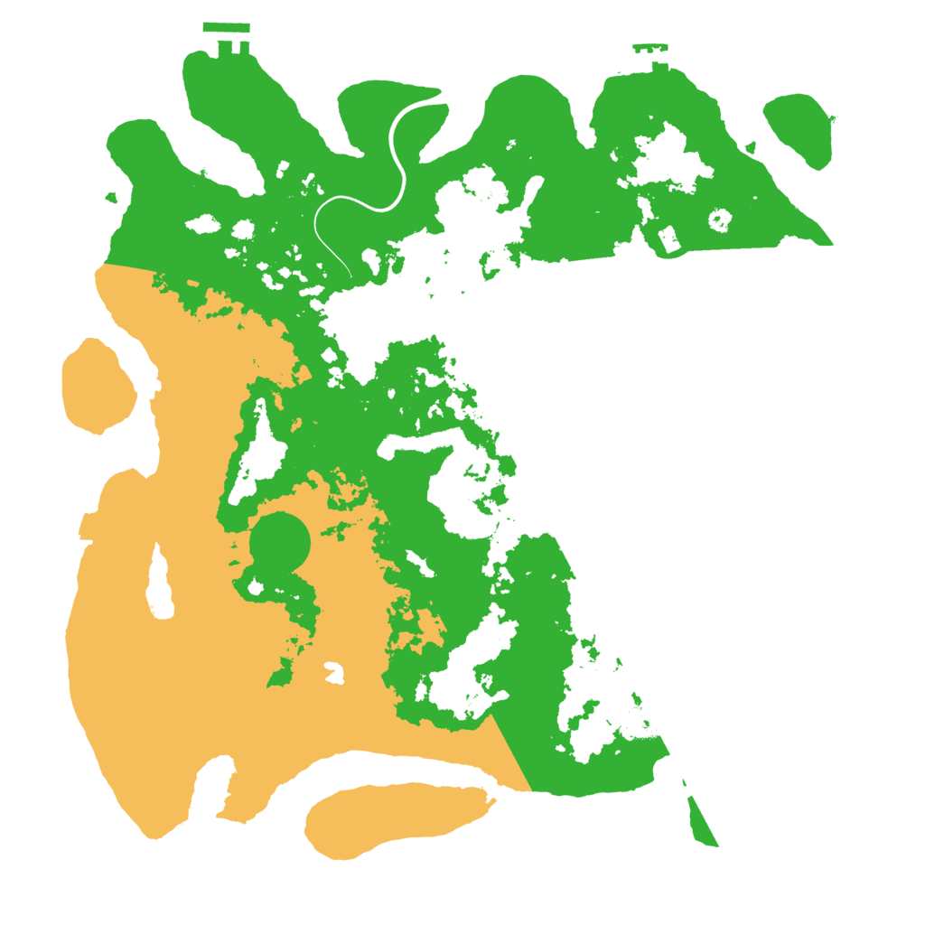 Biome Rust Map: Procedural Map, Size: 4000, Seed: 406771721