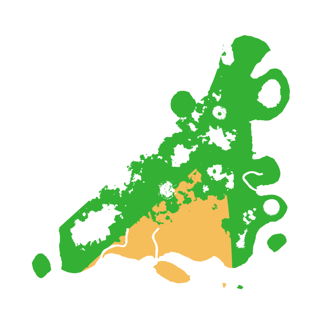 Biome Rust Map: Procedural Map, Size: 3500, Seed: 816117822