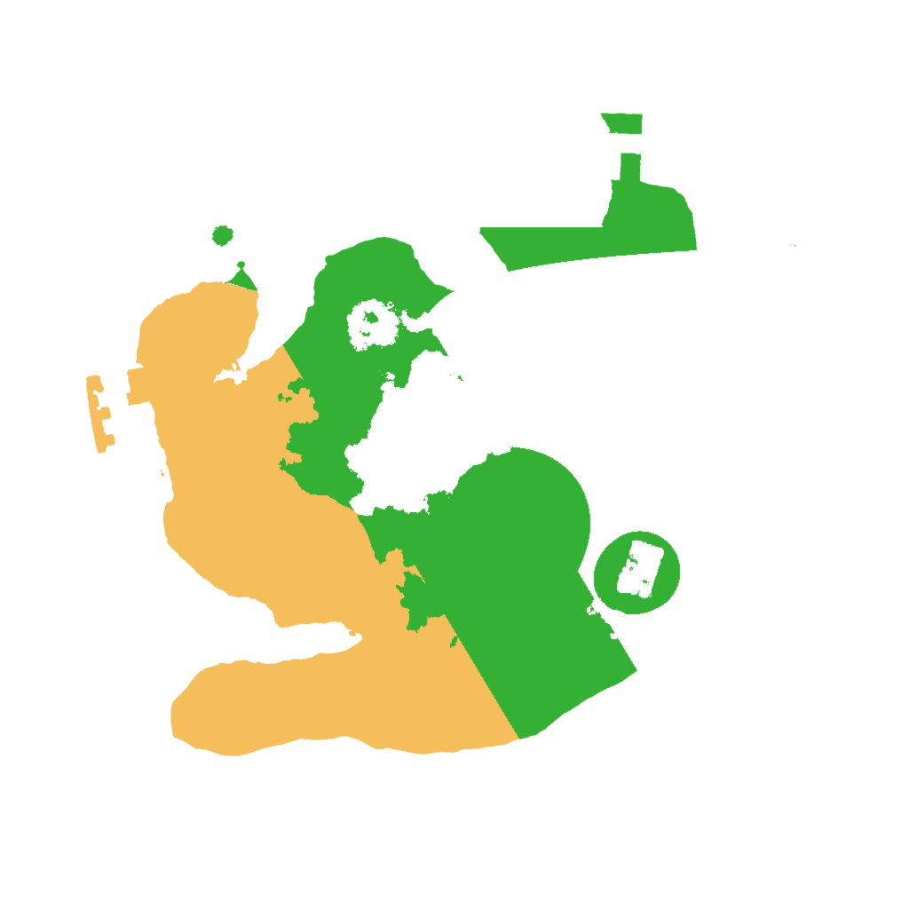 Biome Rust Map: Procedural Map, Size: 1800, Seed: 2323