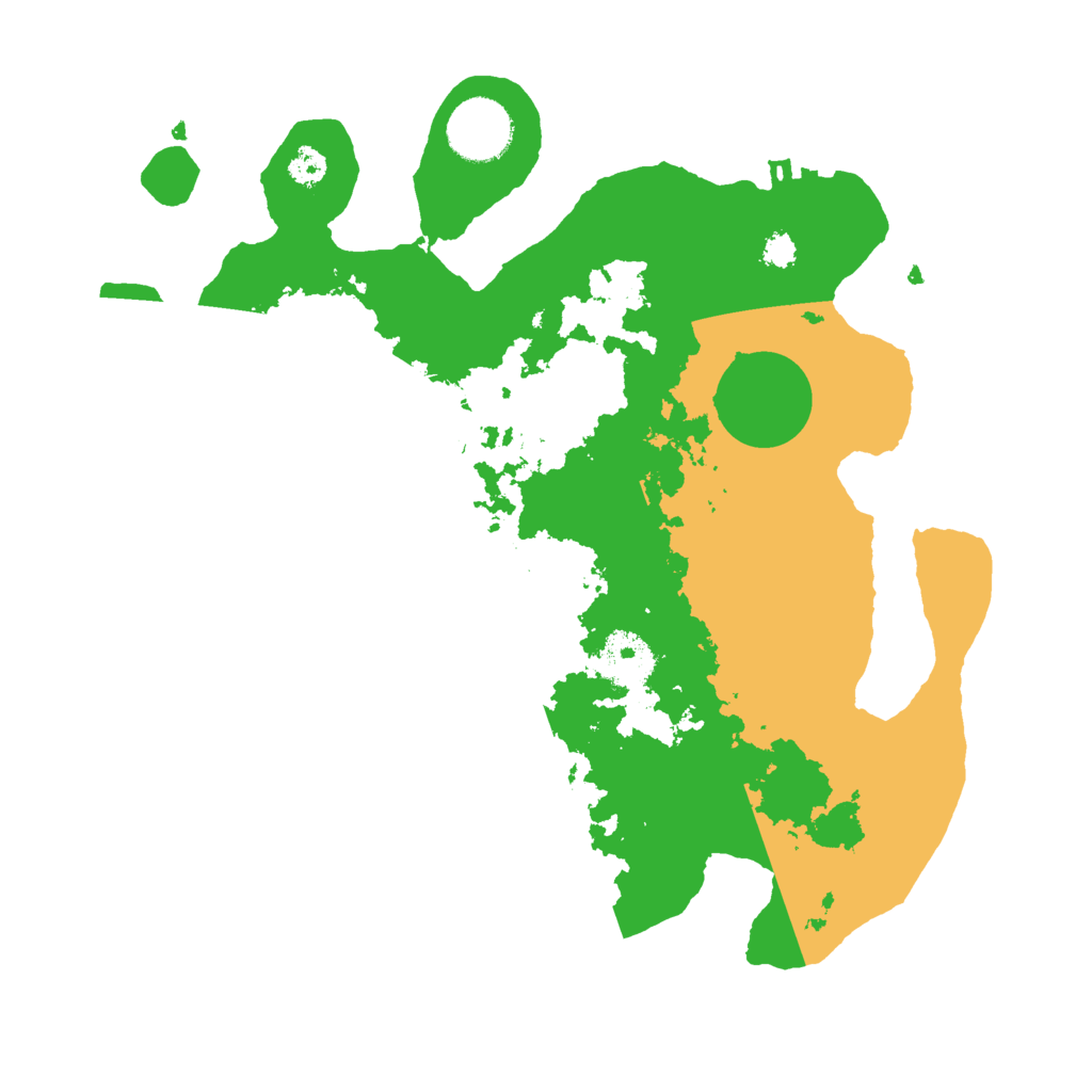 Biome Rust Map: Procedural Map, Size: 3000, Seed: 601551021