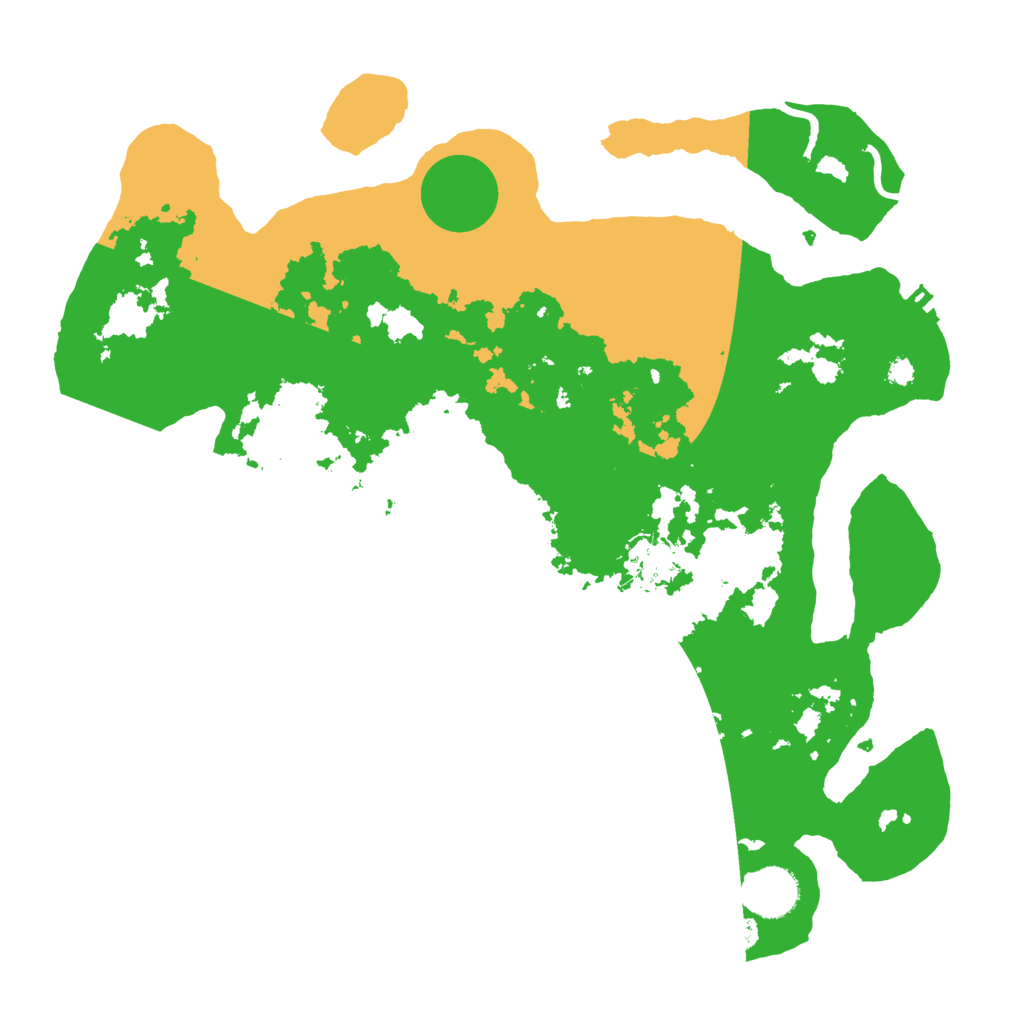 Biome Rust Map: Procedural Map, Size: 3500, Seed: 94159218