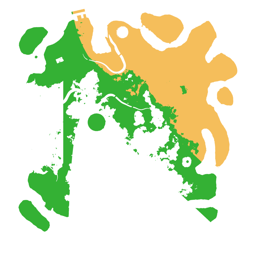 Biome Rust Map: Procedural Map, Size: 3800, Seed: 2377