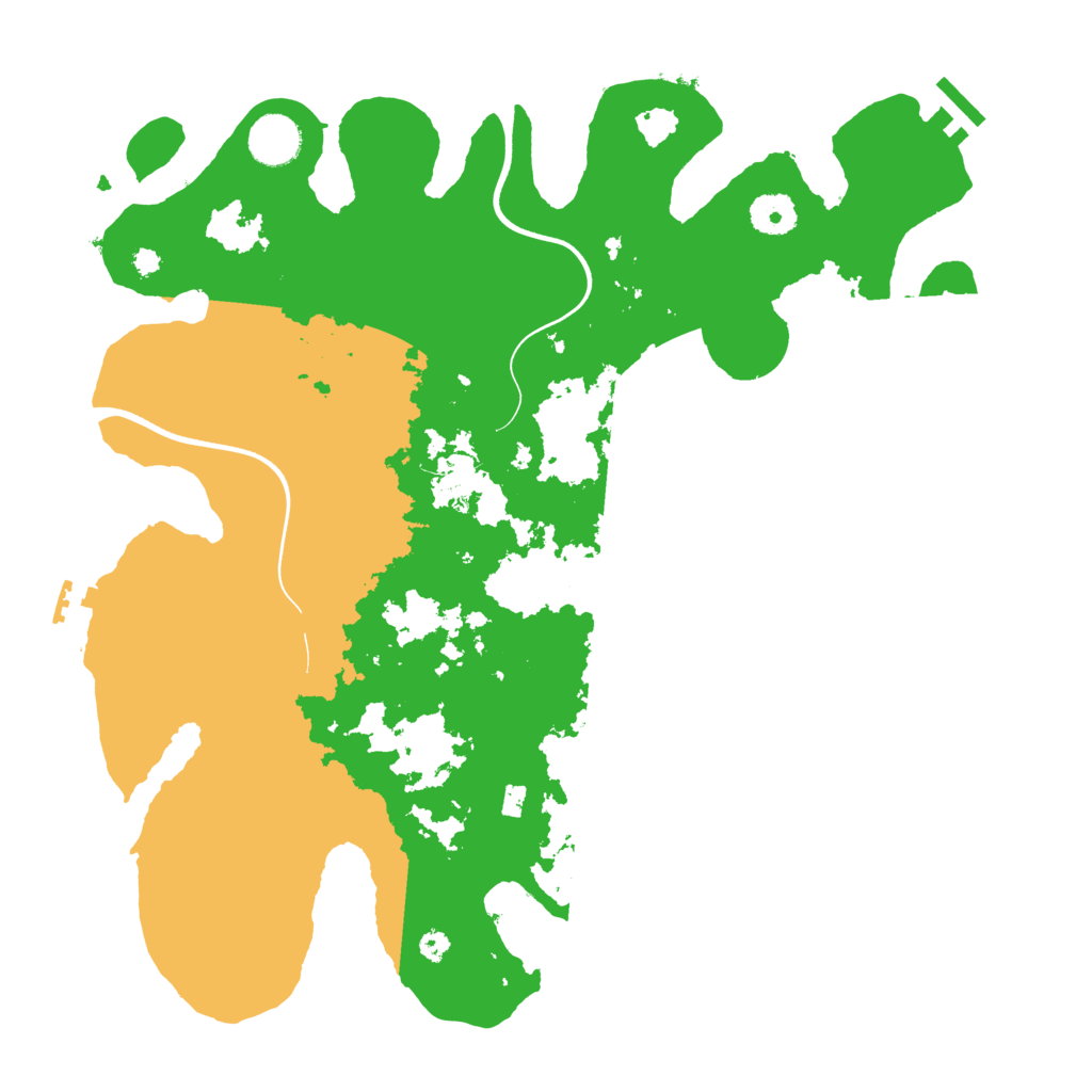 Biome Rust Map: Procedural Map, Size: 3700, Seed: 1114501239