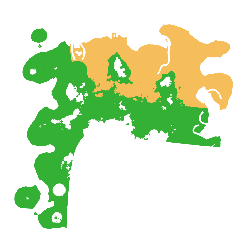 Biome Rust Map: Procedural Map, Size: 3500, Seed: 405473600