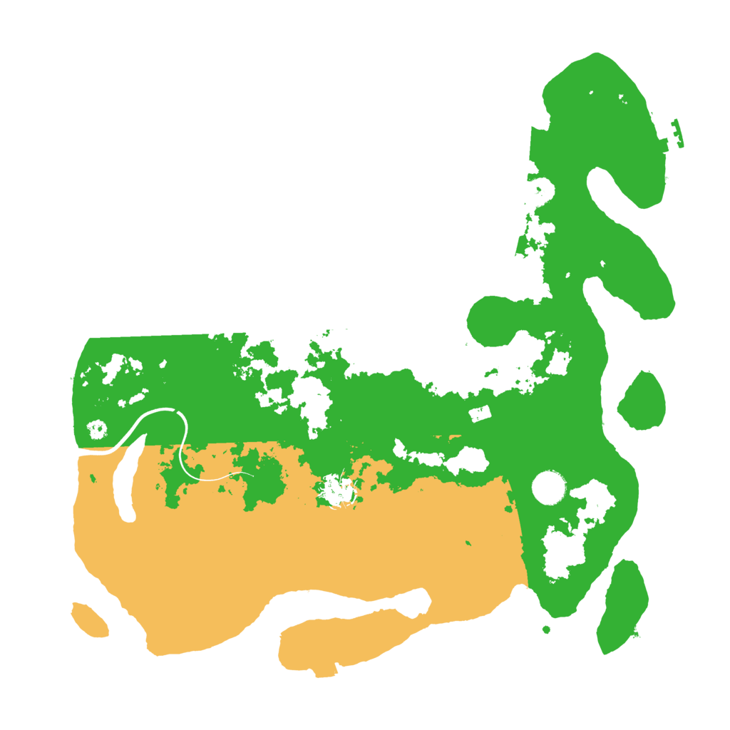 Biome Rust Map: Procedural Map, Size: 3800, Seed: 1976