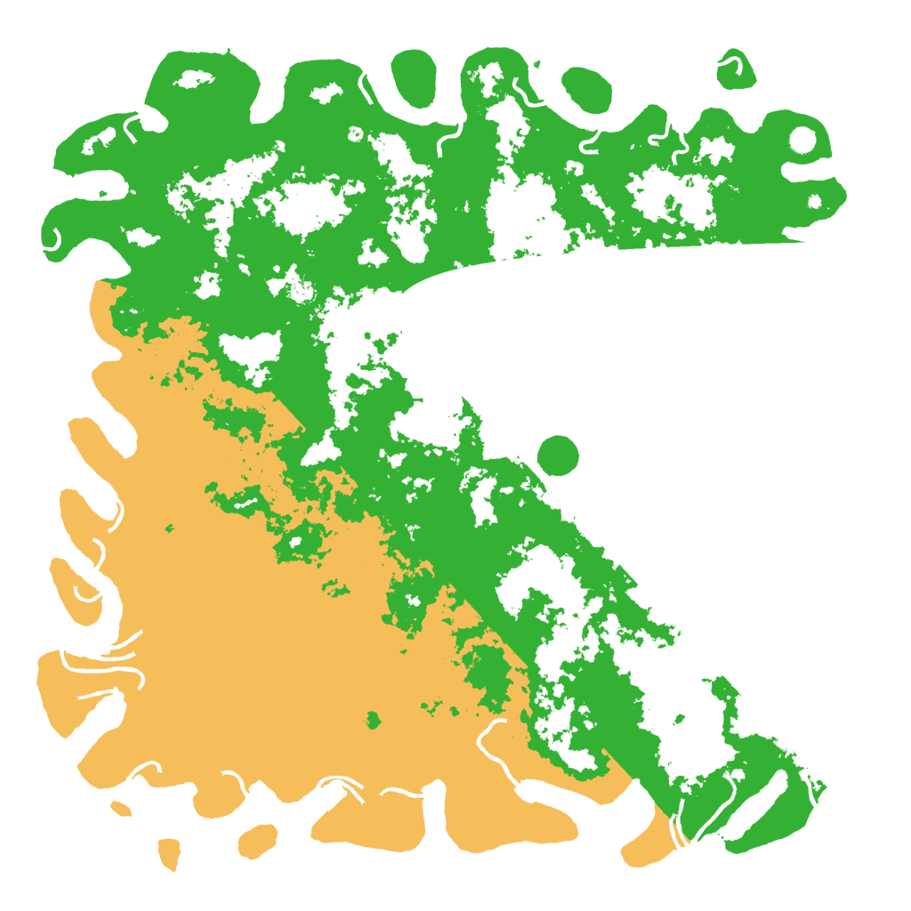 Biome Rust Map: Procedural Map, Size: 6000, Seed: 593738