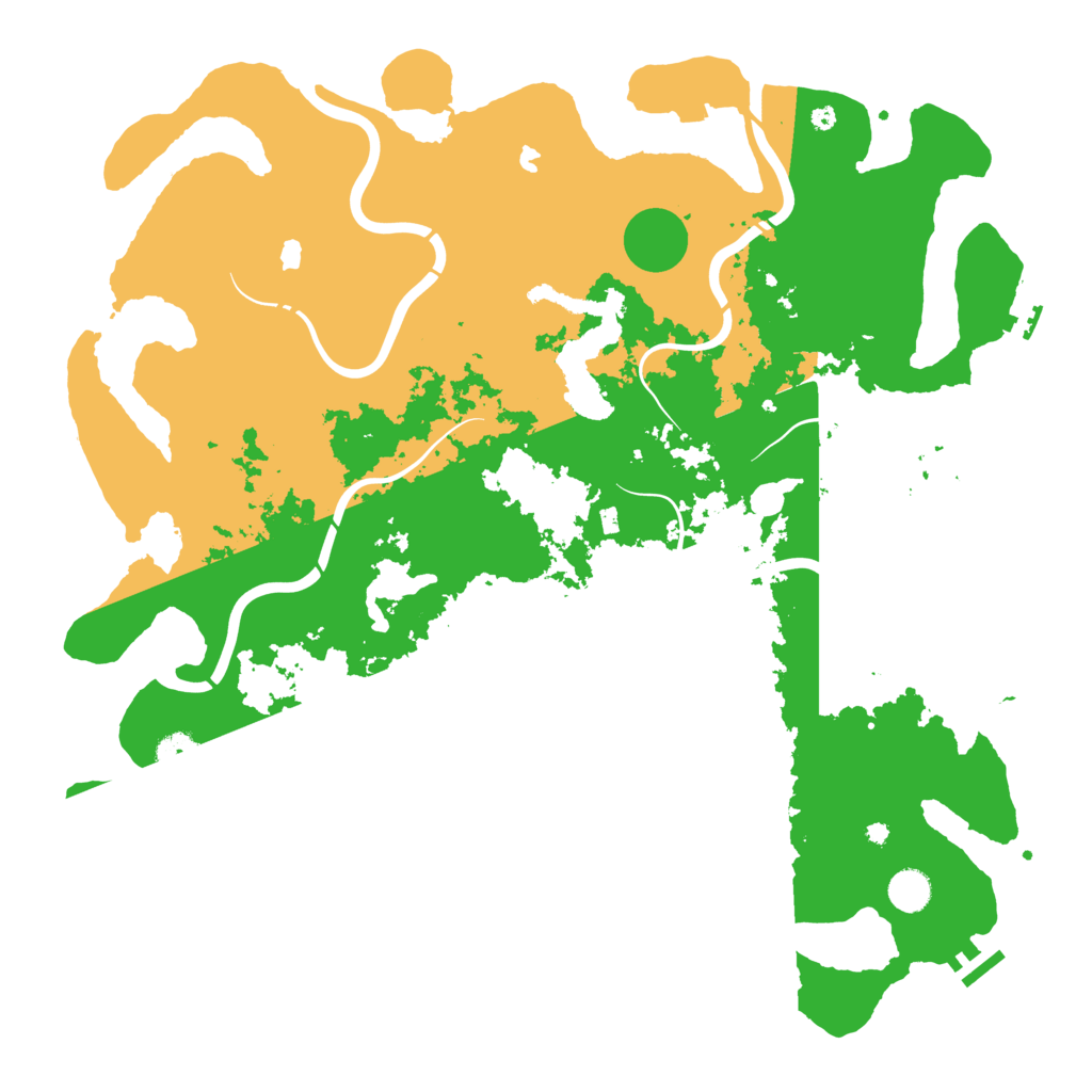 Biome Rust Map: Procedural Map, Size: 4500, Seed: 1546658