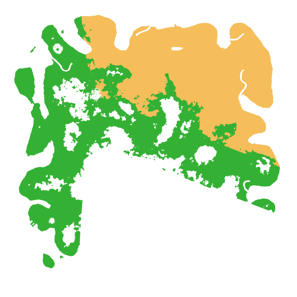 Biome Rust Map: Procedural Map, Size: 4500, Seed: 29117007