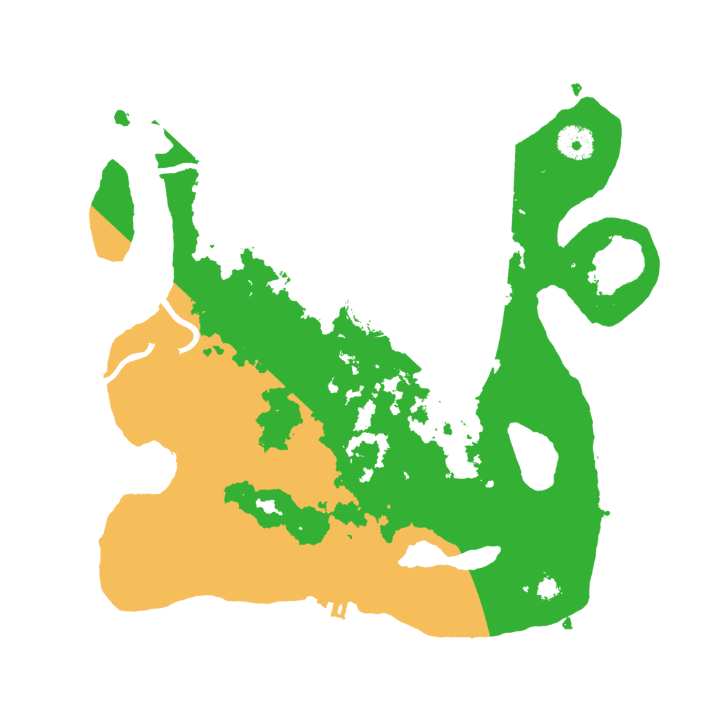 Biome Rust Map: Procedural Map, Size: 3000, Seed: 2352