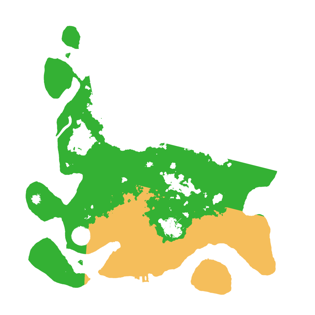 Biome Rust Map: Procedural Map, Size: 3000, Seed: 344633501