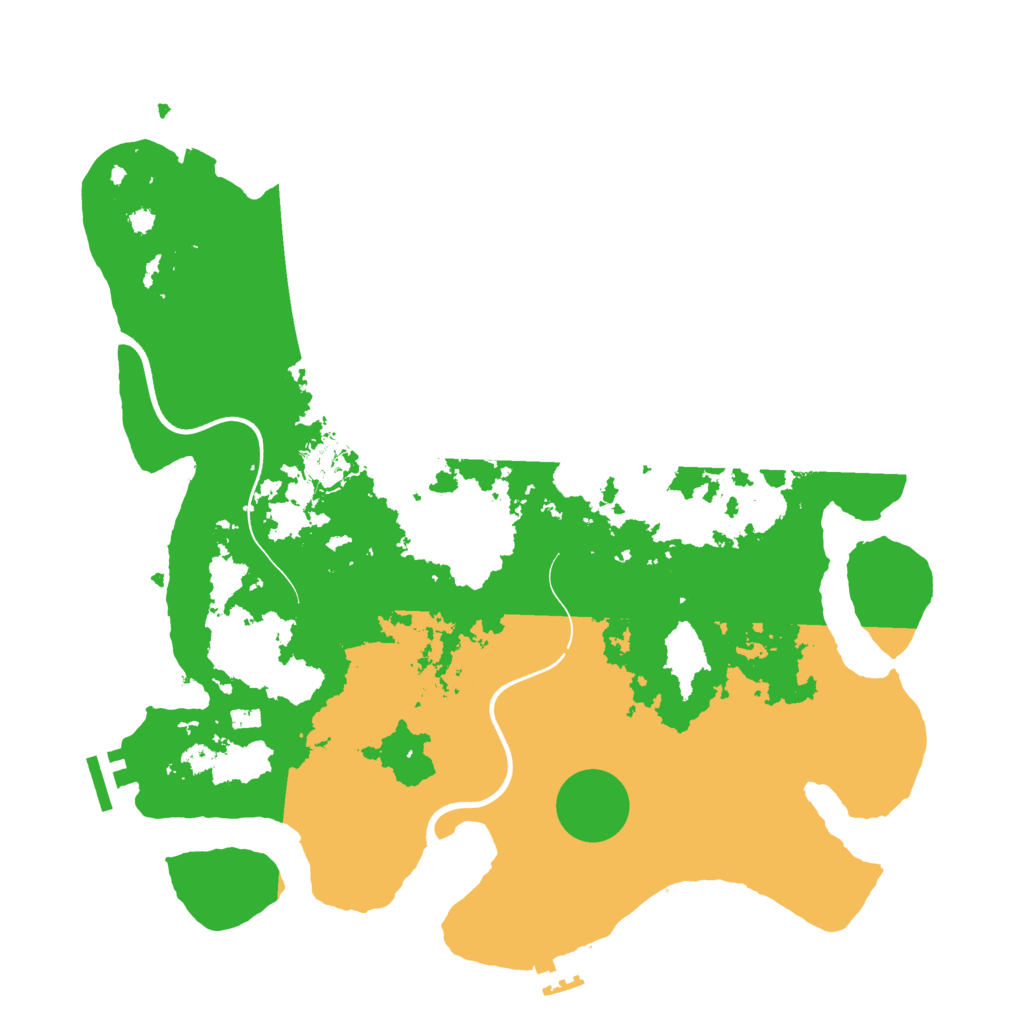 Biome Rust Map: Procedural Map, Size: 3700, Seed: 1425328647