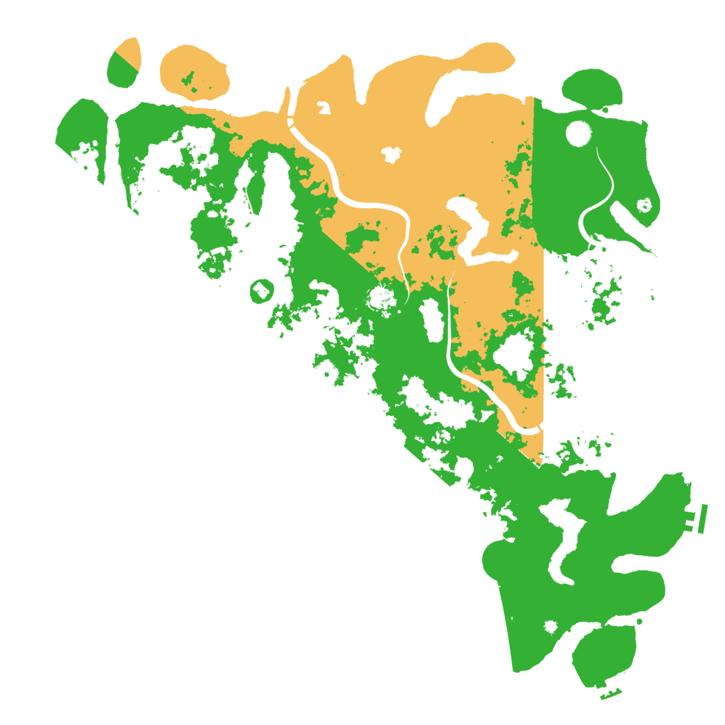 Biome Rust Map: Procedural Map, Size: 5000, Seed: 4531367