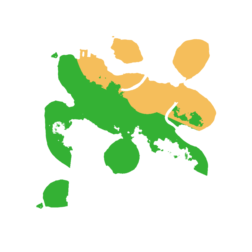 Biome Rust Map: Procedural Map, Size: 2000, Seed: 723861