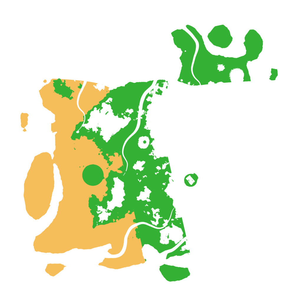 Biome Rust Map: Procedural Map, Size: 3750, Seed: 59948