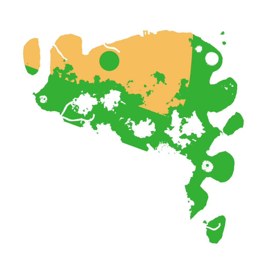 Biome Rust Map: Procedural Map, Size: 3500, Seed: 781133448