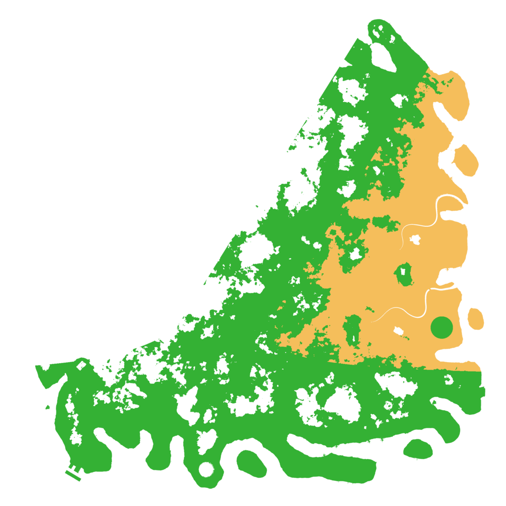 Biome Rust Map: Procedural Map, Size: 6000, Seed: 461734534