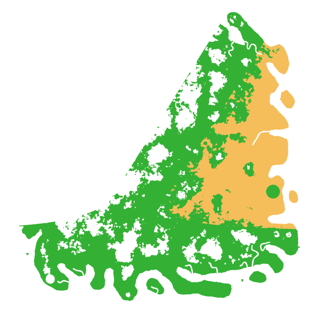 Biome Rust Map: Procedural Map, Size: 6000, Seed: 461734534