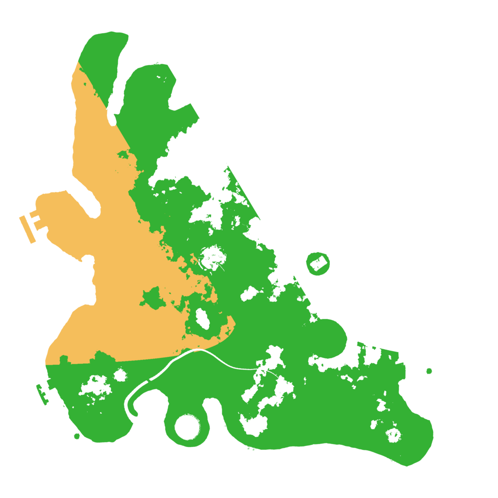 Biome Rust Map: Procedural Map, Size: 3500, Seed: 1800046484