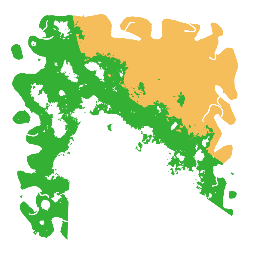 Biome Rust Map: Procedural Map, Size: 5000, Seed: 92675944