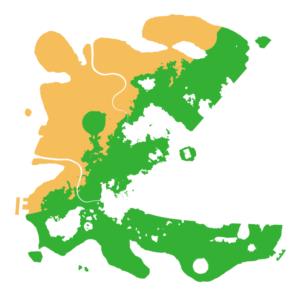 Biome Rust Map: Procedural Map, Size: 3500, Seed: 41920