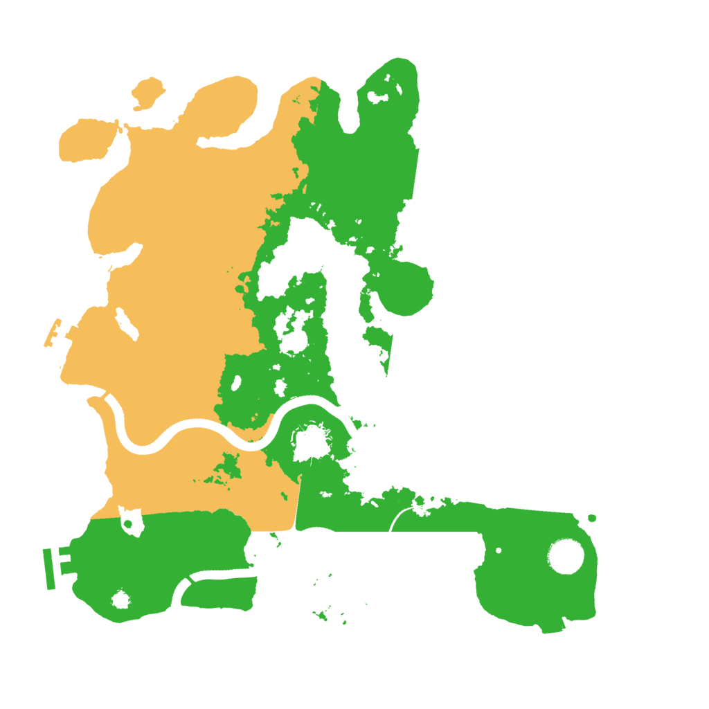 Biome Rust Map: Procedural Map, Size: 3500, Seed: 3465346