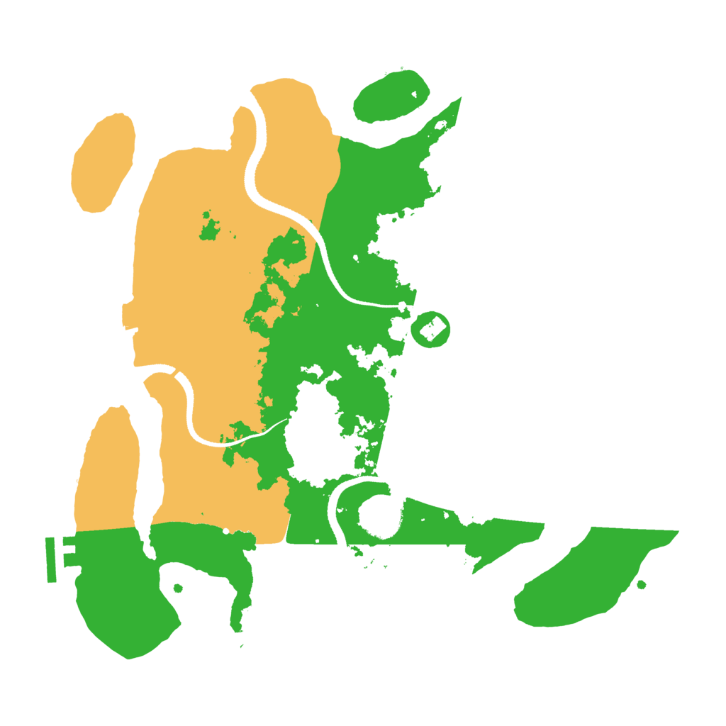 Biome Rust Map: Procedural Map, Size: 3250, Seed: 1221396063