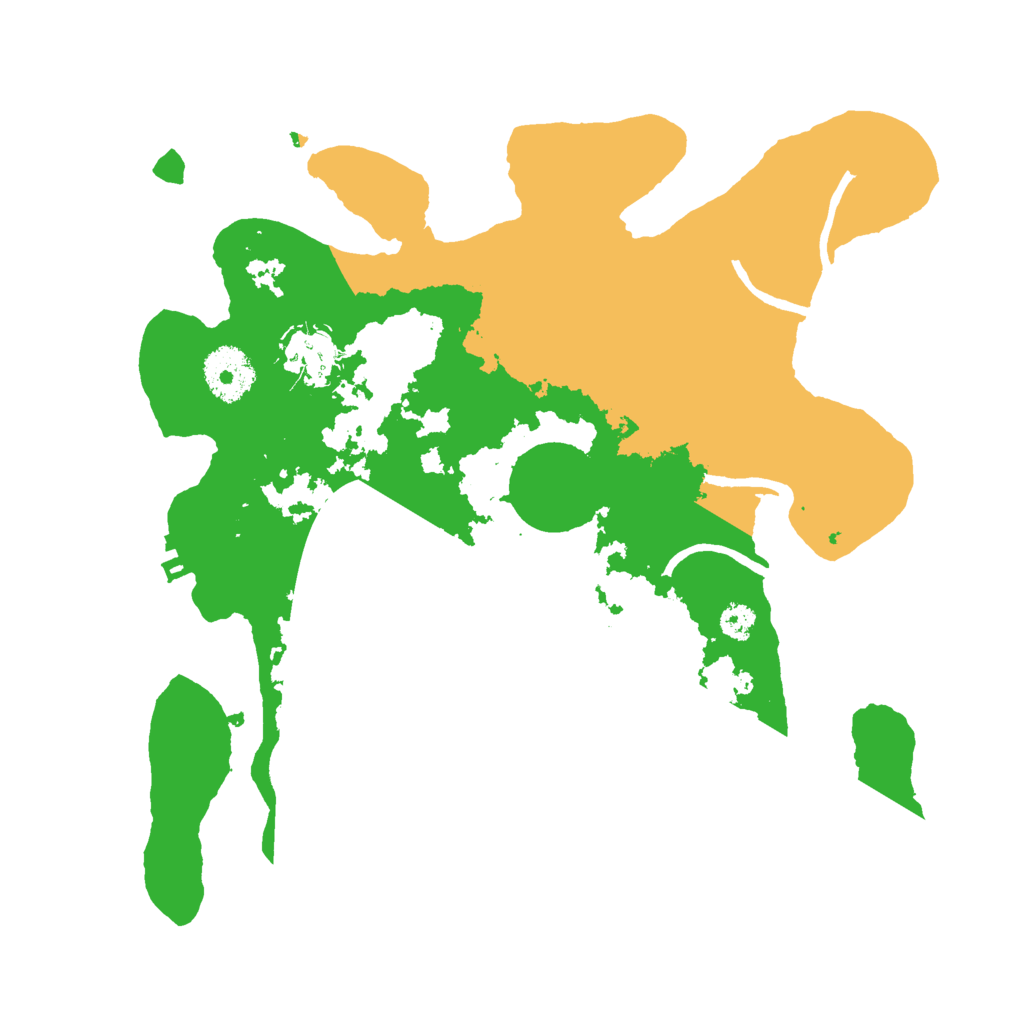 Biome Rust Map: Procedural Map, Size: 3000, Seed: 223500