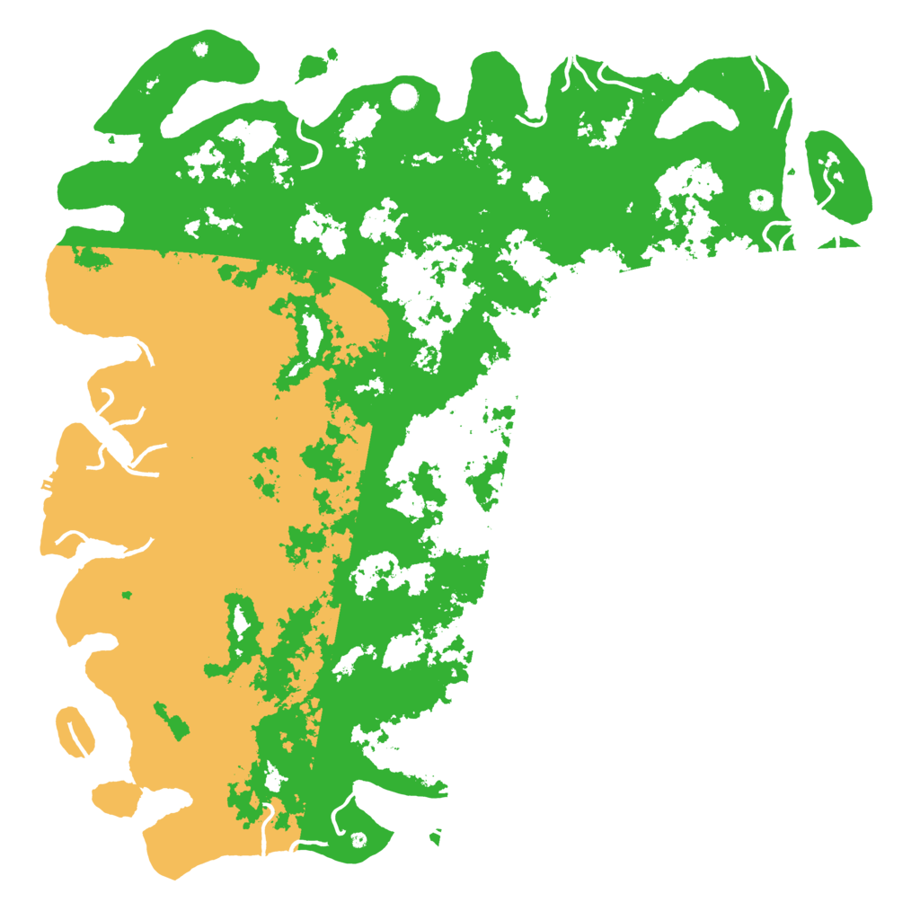 Biome Rust Map: Procedural Map, Size: 6000, Seed: 104336275