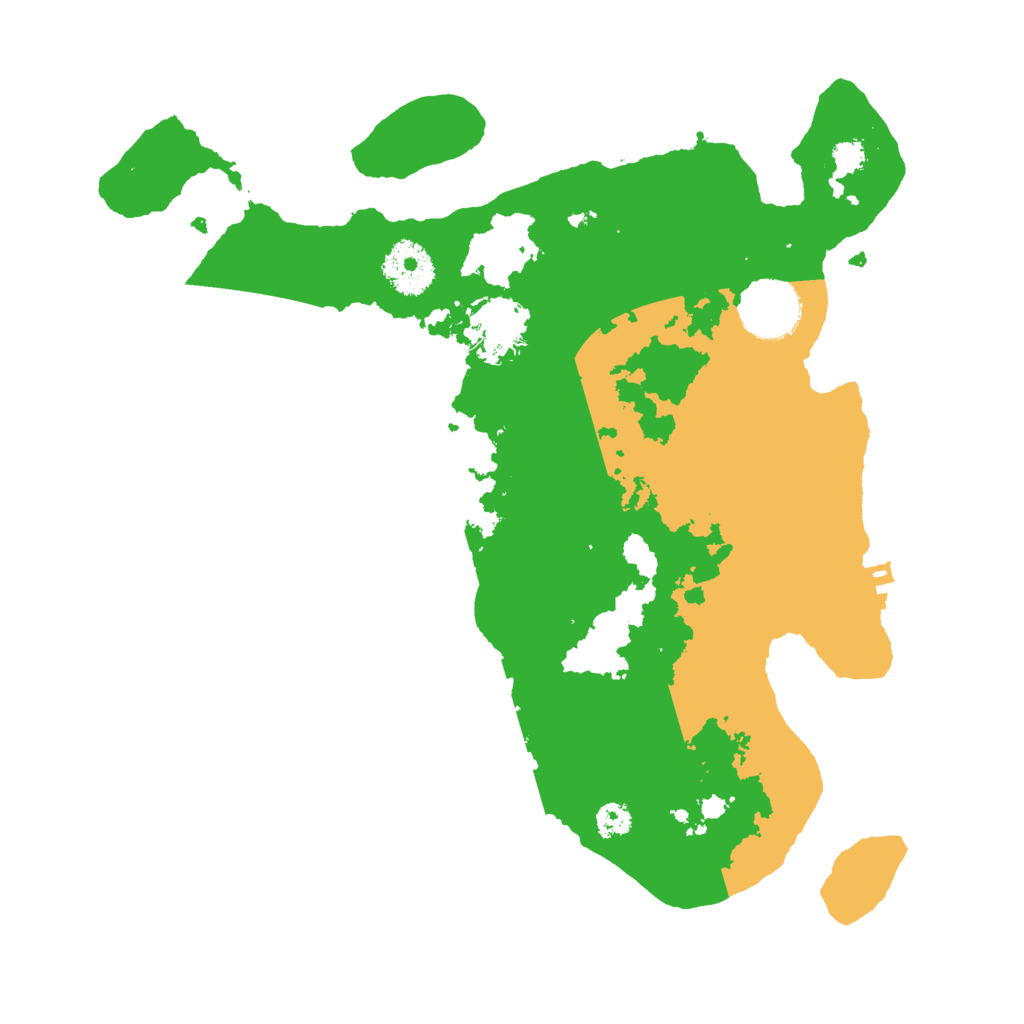 Biome Rust Map: Procedural Map, Size: 3000, Seed: 676627707