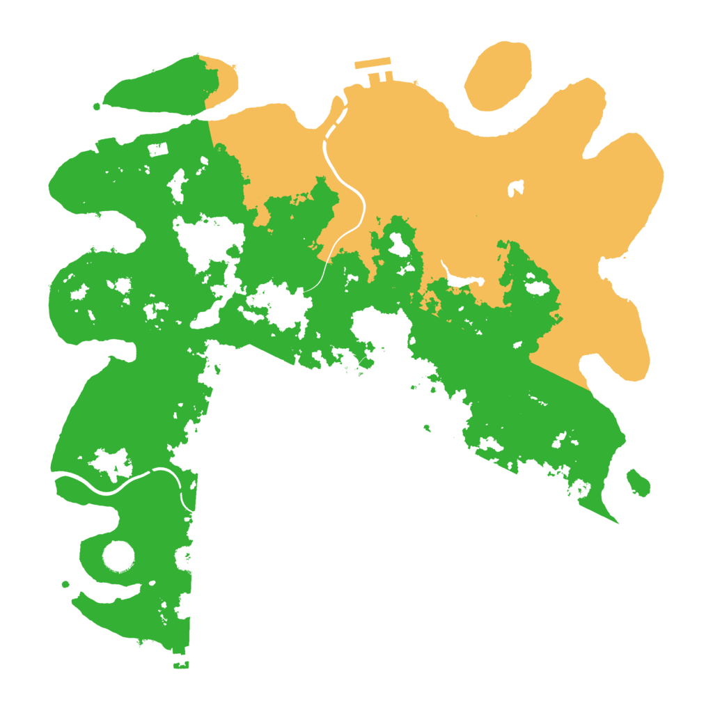 Biome Rust Map: Procedural Map, Size: 4000, Seed: 216846584