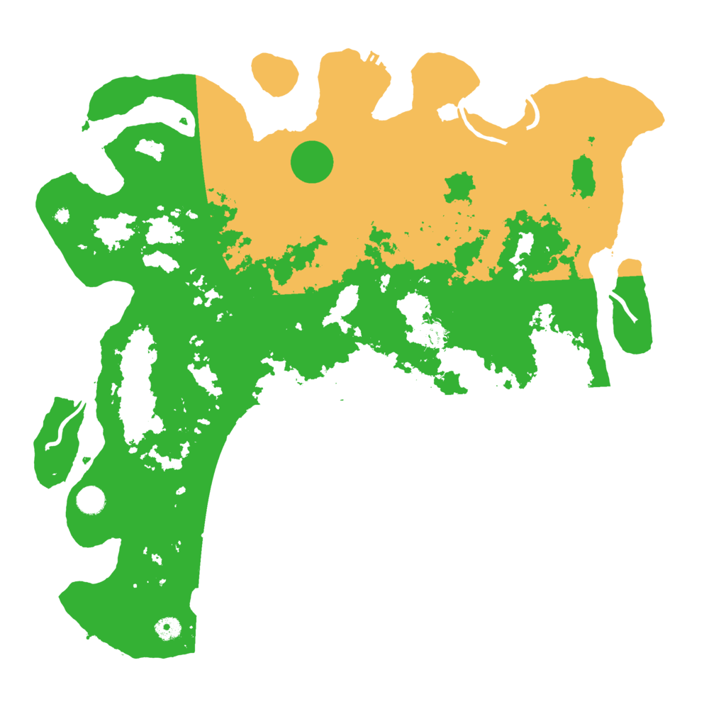Biome Rust Map: Procedural Map, Size: 4500, Seed: 7738