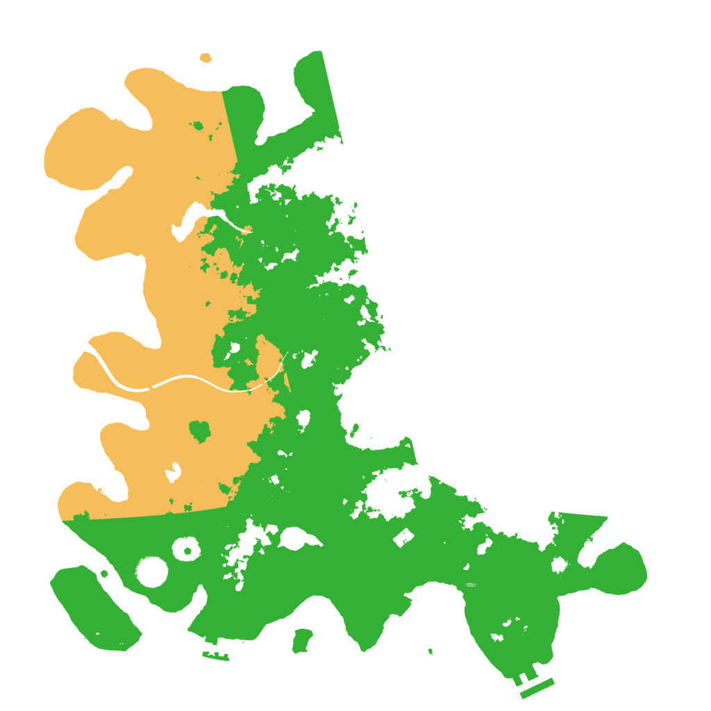 Biome Rust Map: Procedural Map, Size: 4000, Seed: 12356