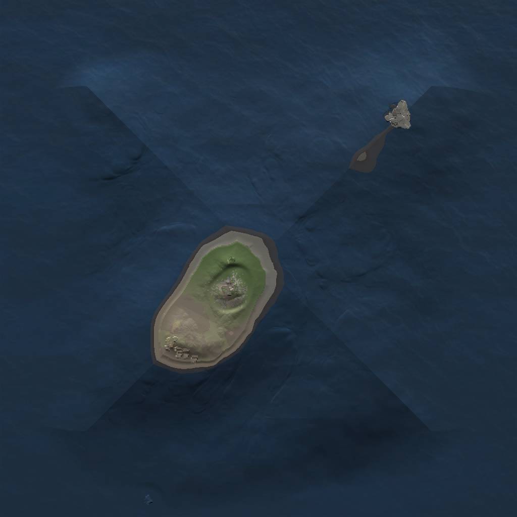 Rust Map: Procedural Map, Size: 1000, Seed: 2090702228, 3 Monuments