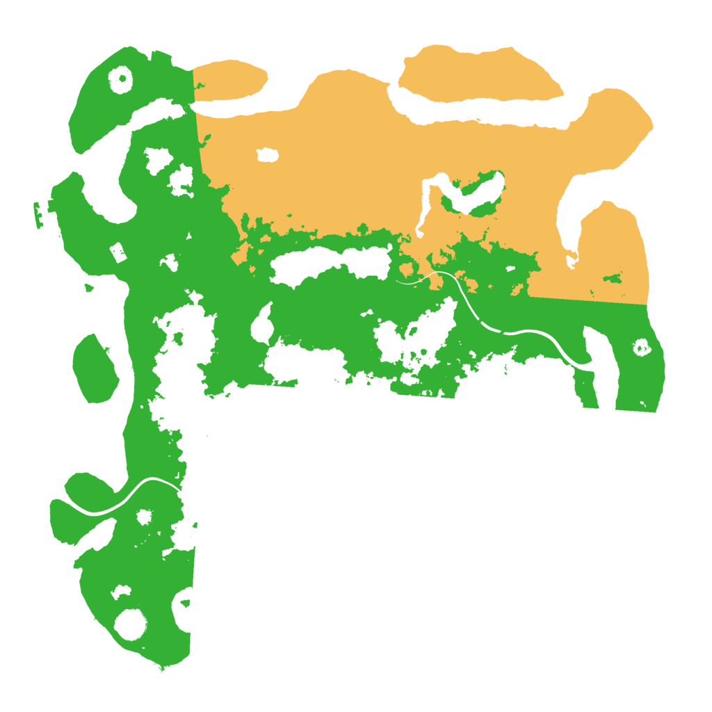 Biome Rust Map: Procedural Map, Size: 4096, Seed: 259956550