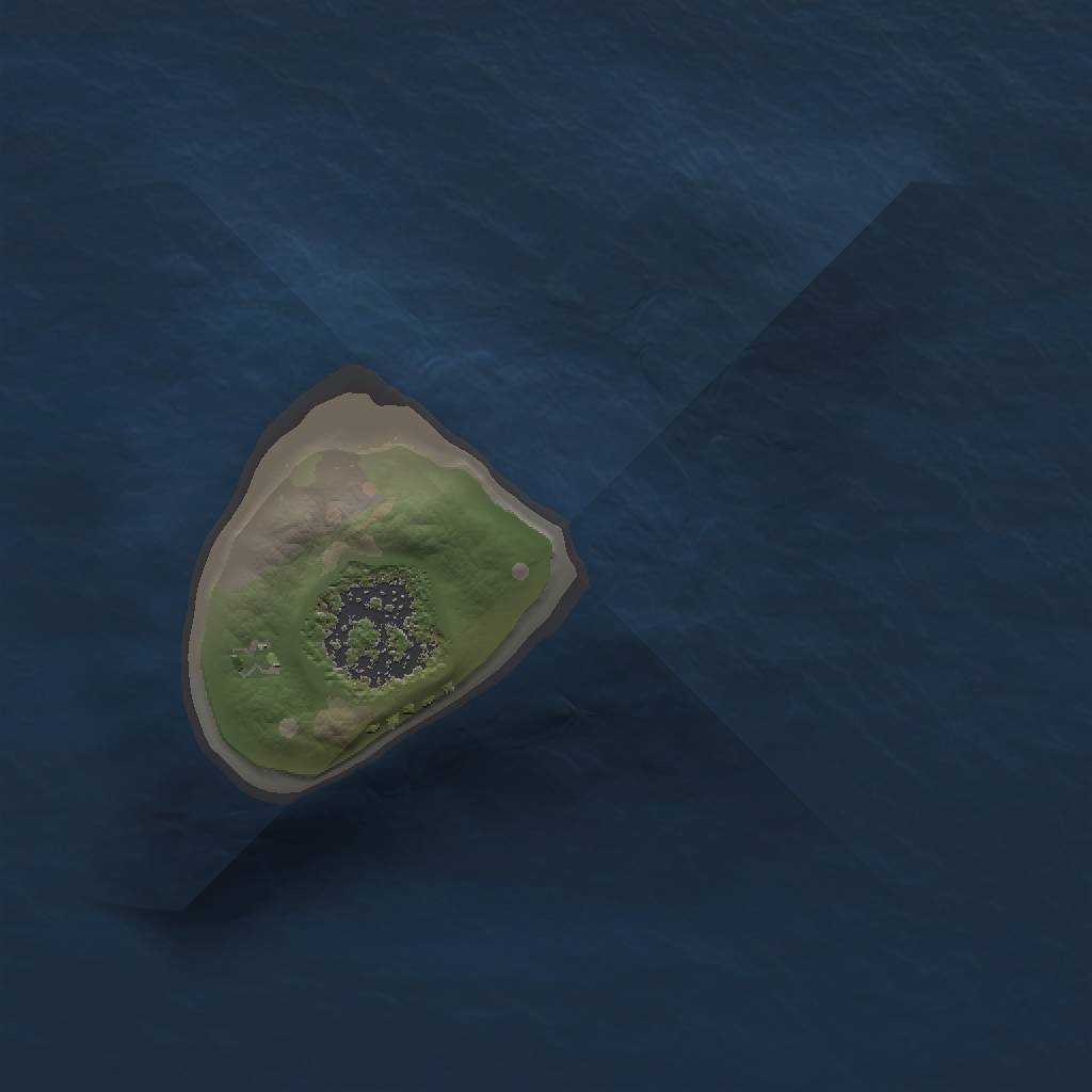 Rust Map: Procedural Map, Size: 1000, Seed: 301789332, 3 Monuments