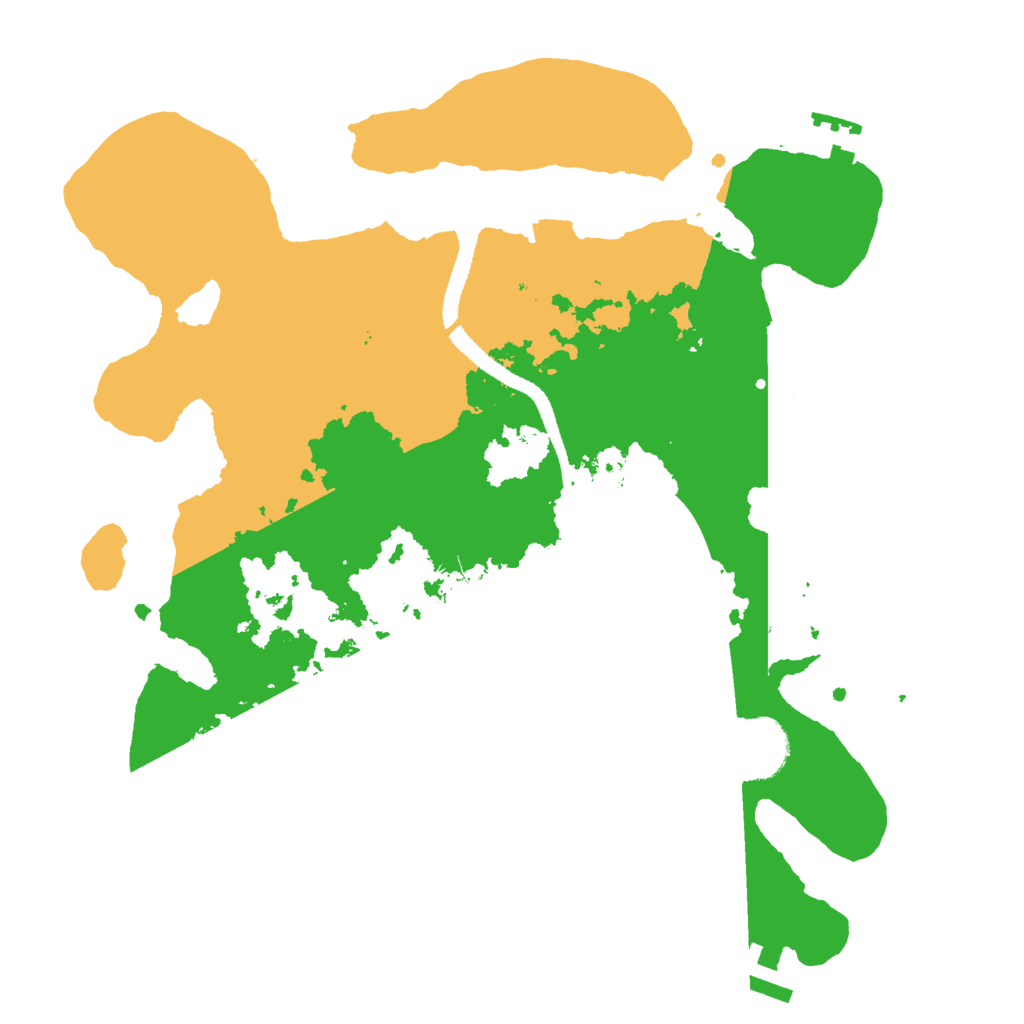 Biome Rust Map: Procedural Map, Size: 3000, Seed: 164697020