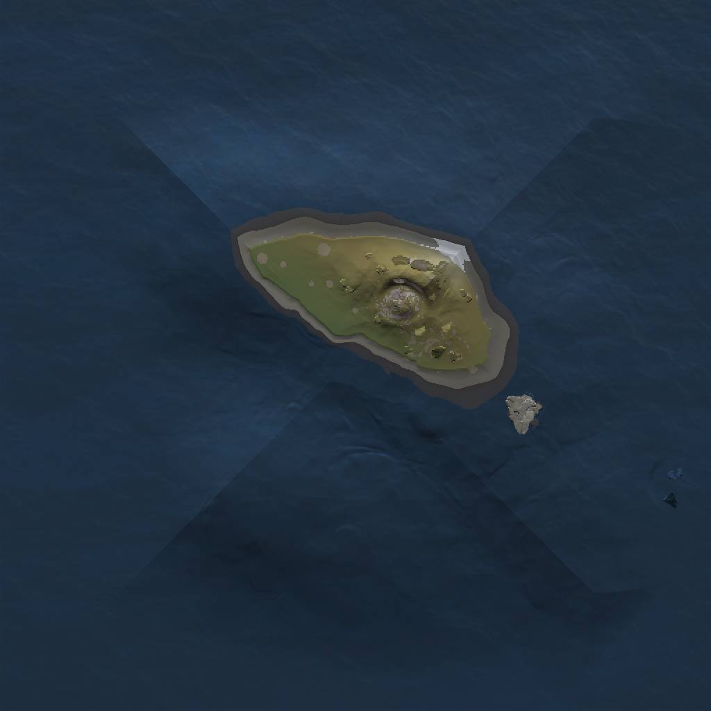 Rust Map: Procedural Map, Size: 1000, Seed: 1859284396, 3 Monuments