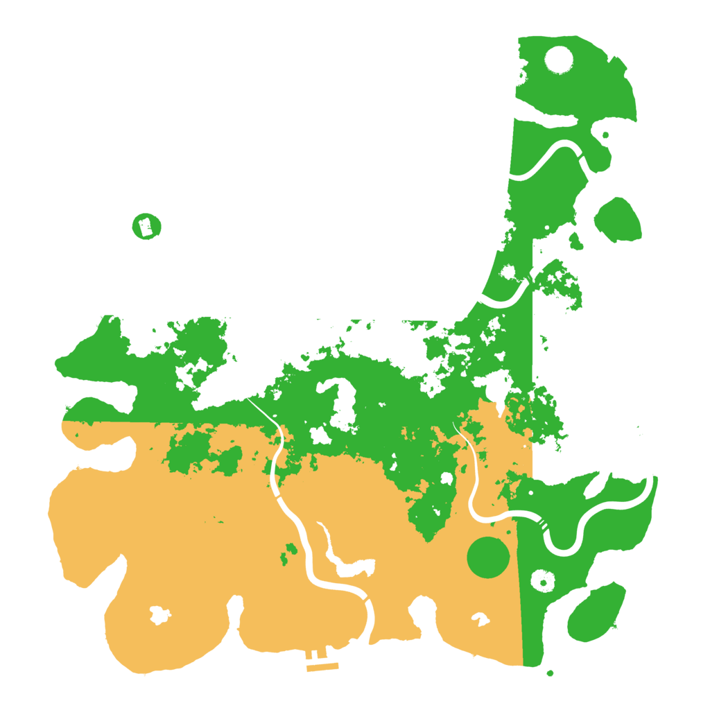 Biome Rust Map: Procedural Map, Size: 4500, Seed: 67952