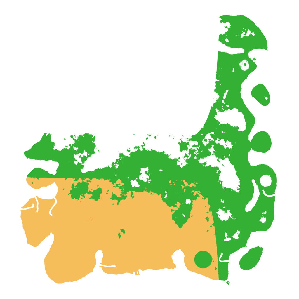 Biome Rust Map: Procedural Map, Size: 4500, Seed: 67952