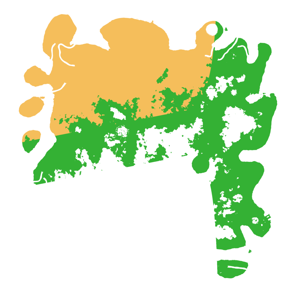 Biome Rust Map: Procedural Map, Size: 4500, Seed: 1507692365