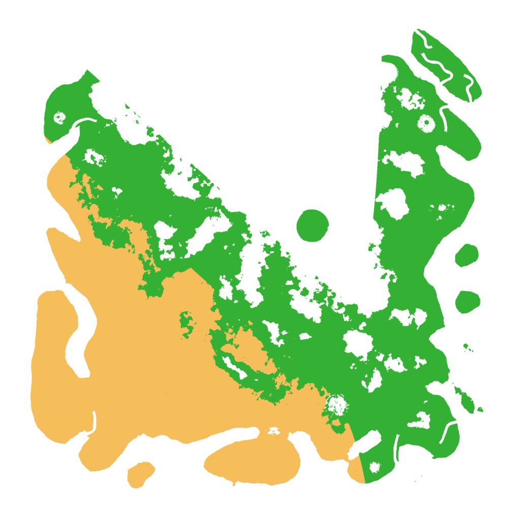 Biome Rust Map: Procedural Map, Size: 4500, Seed: 458262558