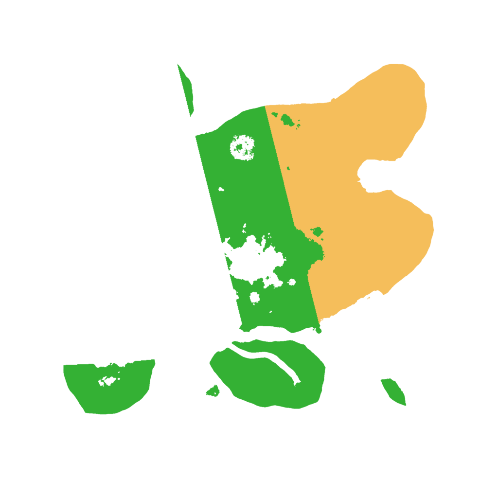 Biome Rust Map: Procedural Map, Size: 2000, Seed: 55534