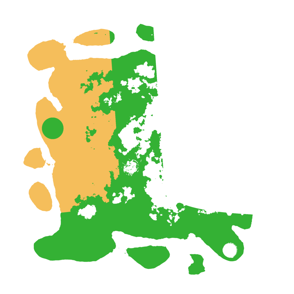 Biome Rust Map: Barren, Size: 3600, Seed: 132