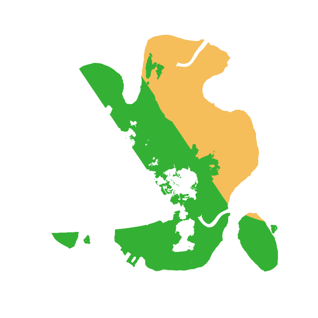 Biome Rust Map: Procedural Map, Size: 2000, Seed: 798384877