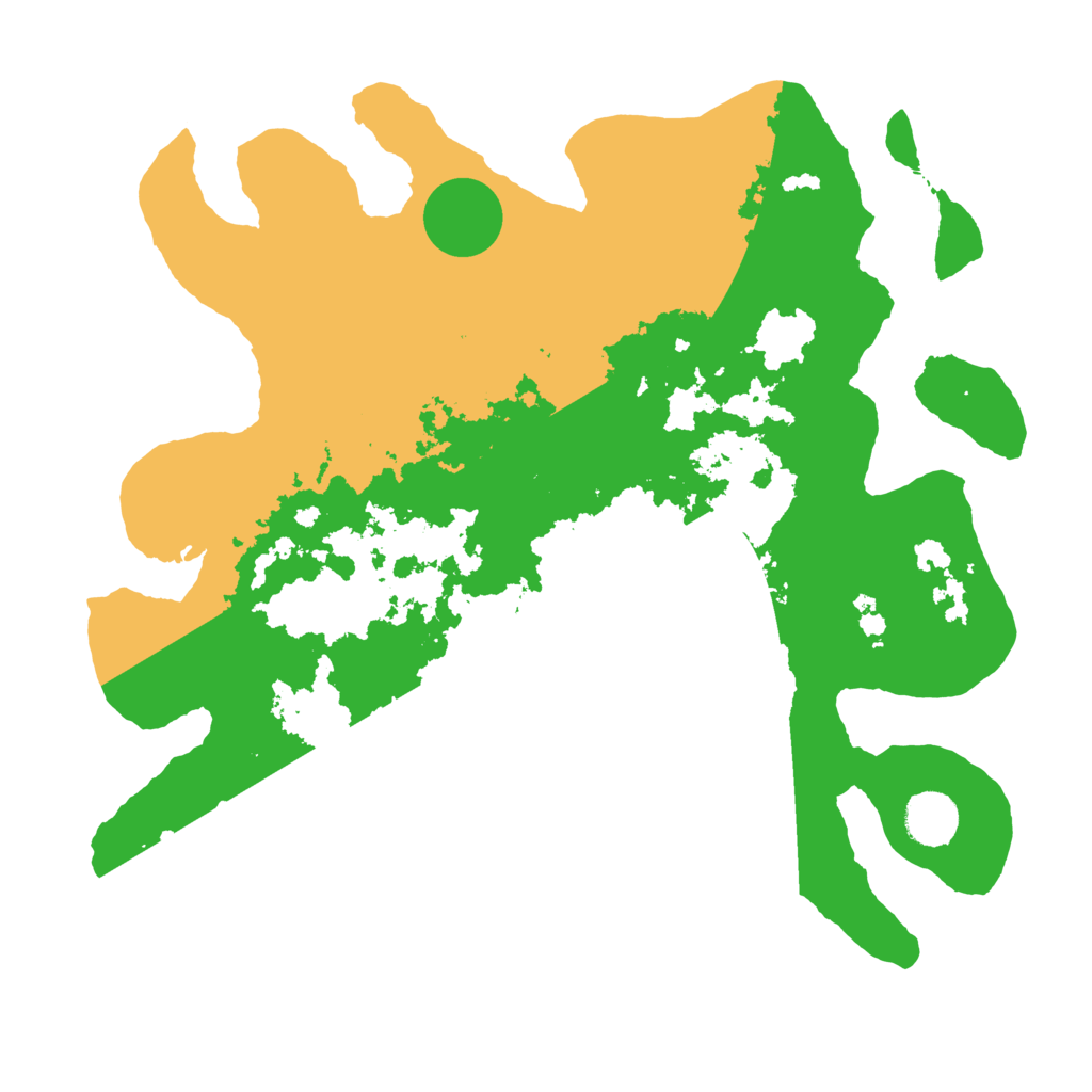 Biome Rust Map: Barren, Size: 3650, Seed: 1235543