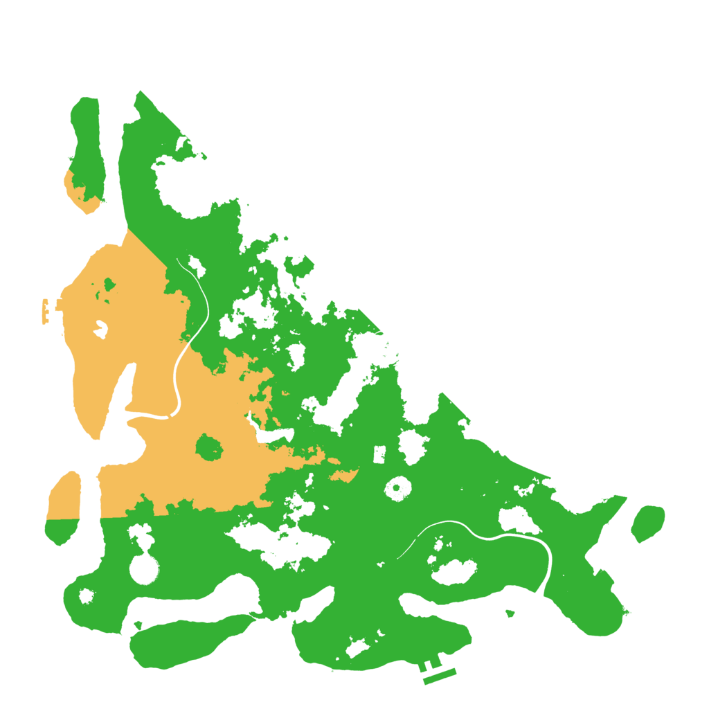 Biome Rust Map: Procedural Map, Size: 4250, Seed: 307